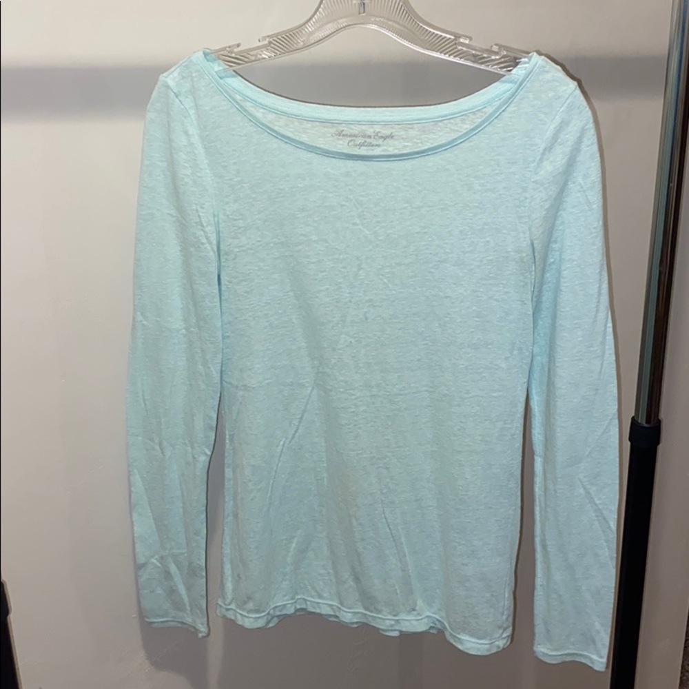 American Eagle Boat Neck Longsleeve Tee